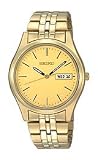 Seiko Stainless Steel Lumibrite Gold-tone Dial Men's Watch #SGGA56
