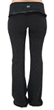 Ruffle Roll Down Yoga Pant by So Low