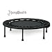 Dave Hall Tri-fold Exercise Trampoline with Stabilizing Bar.