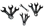 Advanced Tool Design Model ATD-1080 10 Piece 12 Point SAE High Polish Stubby Combination Wrench Set