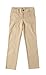 Bienzoe Big Girl's School Uniforms Cotton Stretchy Slim Flat Front Adjust Waist Pants