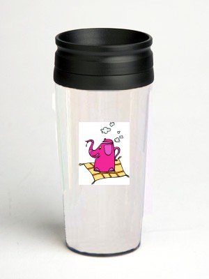 16 oz. Double Wall Insulated Tumbler with elephant kettle - Paper Insert 16 oz. Double Wall Insulated Tumbler with elephant kettle - Paper Insert
