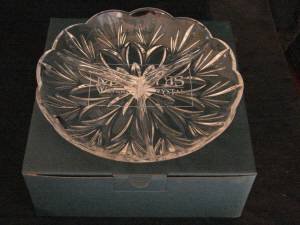 Waterford Crystal CANTERBURY 3 PART RELISH DISH 10