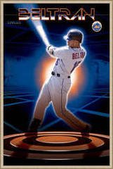 New York Mets Carlos Beltran Framed Poster
