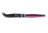Laguiole Set of Two Cheese Knives, Fuschia