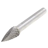 uxcell　　　ヤスリ タングステンカーバイド製グレー　ハードウェアツール　ダブルカット