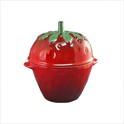 Le Creuset Stoneware Petite Casserole Red