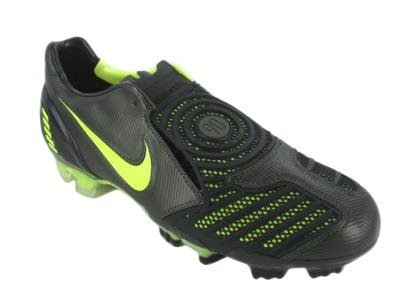 Nike Men's NIKE TOTAL90 LASER II FIRM GROUND SOCCER CLEATS 7.5 (DARK ARMY/VOLT/BLACK)