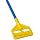 Rubbermaid Commercial FGH14600 Invader Side Gate Wet Mop Fiberglass Handle with Large Yellow Plastic Head, 60" Length, Blue