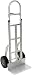 RWM Casters Aluminum Fixed Hand Truck with Center Grip Pin Handle and Aluminum Center Strap, Foam Wheels, Extruded Aluminum Nose Plate, 500 lbs Load Capacity, 55" Height, 18" Width x 9" Depth