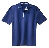 Sport-Tek - Dri-Mesh Sport Shirt with Striped Collar Royal/White-2XL