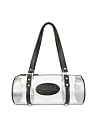 Julia Cocco' Invisibile - PVC and Black Leather Barrel Bag
