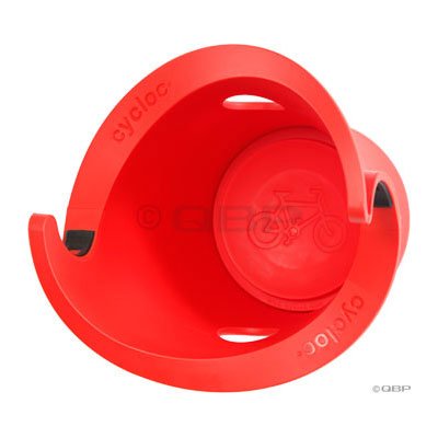 Cycloc Popsicle Wall Mounted Bike Rack: Orange