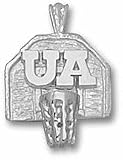 Arizona Wildcats "UA Basketball Backboard" Pendant - Sterling Silver Jewelry