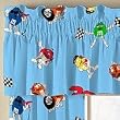 Nascar Elliot Sadler - 5pc Drapes / Curtains and Valance Set