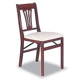 Traditional Folding Chairs, Set of Two