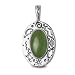 Sterling Silver Desert Symbols Serpentine Pendant title=