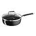 Tefal Jamie Oliver Hard Enamel Saute Pan with Lid, Non Stick, 24 cm