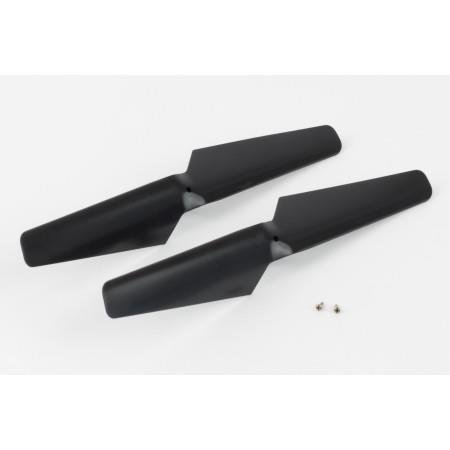 Ares AZSH1318B Ares Ethos QX130 Propeller/Rotor Blade, Clockwise Rotation, Black 2pc