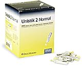 Unistik 2 Safety Lancets - 21G 2.4mm depth lancet, 200 Unit / box