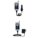 Essential Kit for the Motorola A728 - includes Car and Wall Charger with Rapid Charge Technology - Gomadic Brand w/ TipExchange Technology