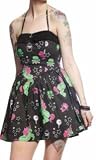 Funky Skulls Green Unicorn Rock Dress