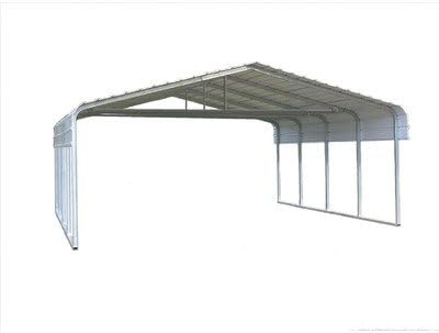 Classic 30 Ft. W x 20 Ft. D Car Port Color: Blue