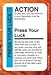 Fluxx Press Your Luck Promo Game Card (Action) Works with All Games!