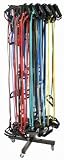Premium Standing Rack for Tubing, Stretching & Bands, Body Building & Fitness