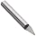 CR Onsrud 37-30 Series Solid Carbide Engraving Tool, Uncoated (Bright) Finish, 1 Flute
