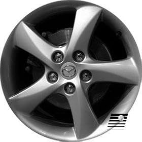 REFINISHED 17 inch Bright Silver Full Face Painted Alloy Factory, OEM Wheel, Rim