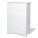 Beatrice 5 Drawer Chest / Dresser - White