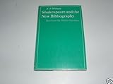 Shakespeare and the new bibliography