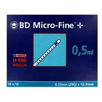 BD Micro-Fine (0.5ml x 200) Insulin Syringes U-100