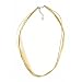 Necklace Cord For Pendants - D11 - 5-Strand Organza and Cord Mixed ~ 17" + 2" Extension Chain ~ Silver Plated Ends ~ Gold