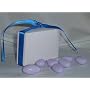 Favor Boxes - White Cake Shape Design - (100 pcs) Wedding/Shower/Party Favors