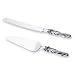 Silver Bow Knife & Server Set