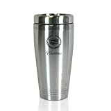 Cadillac Brushed Stainless Steel Travel Mug