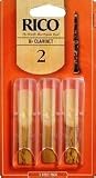 Rico Reeds Rico Bb Clarinet Reeds Size 2 Pack of 3