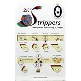Marti Michell 2-1/2-Inch Strippers Templates, 3 Templates for 7 Shapes
