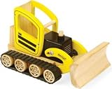 Pintoy: Classic Construction Toy "Wooden Bulldozer", Wooden Toy