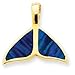 14k Created Opal Whale Tail Slide title=