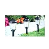 Global 10 Pc Solar Pathway Lights Metal Bronze