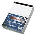 Ampad Perforated 8 1/2 x 11 3/4 Inch Legal Rule White 50 Sheet Evidence Pads, Red Margin 12 Pack (20-320)