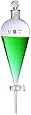 American Educational Bomex Glass Conical Separatory Funnel, 1000mL Capacity