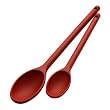 MIU France 10010 Composite Red Cooking Spoons : 12 Inch, 15 Inch