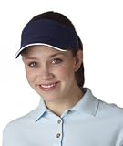 Classic Cut Brushed Cotton Twill Sandwich Visor
