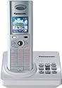 Panasonic KX-TG8220E White / Silver DECT Digital Cordless Phone with Answer Machine, Colour Digital Display, 200 memory & Caller Display ( TG8220 e ) - NOTE: UK Model (Single Handset)