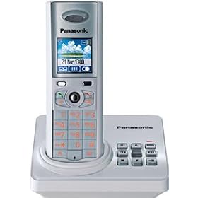 Panasonic KX-TG8220 Cordless Phone with Answering Machine ( DECT,Hands Free Functionality, SMS Function, Low Radiation )