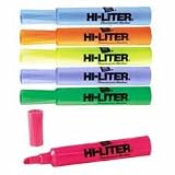 AVE24052 HILIGHTER,DESK,FLUR,4/SRT
